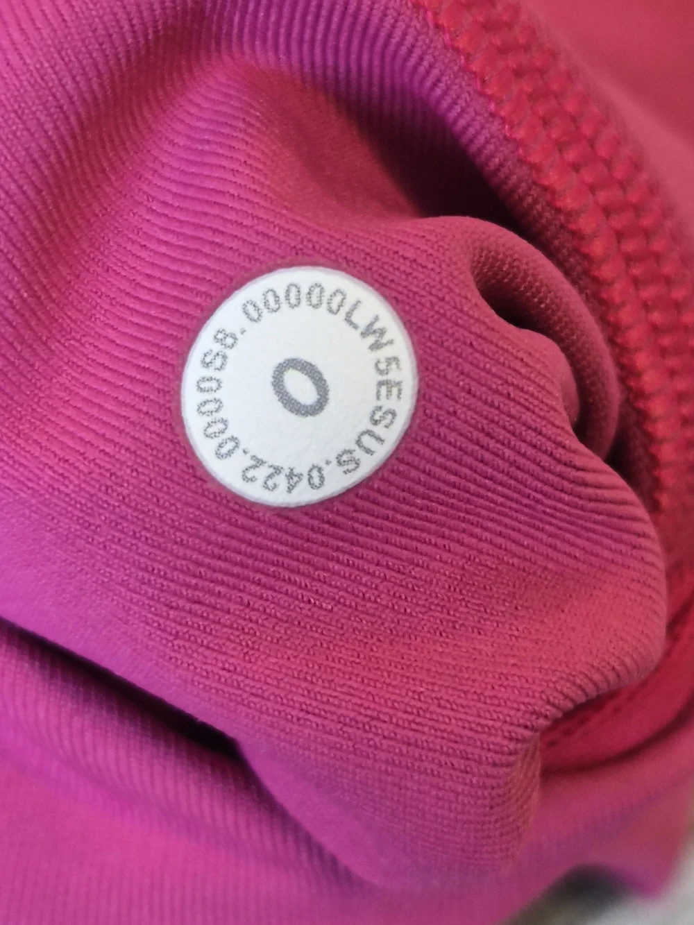 Lululemon Womens 0 Pink High Rise Running Leggings Pockets